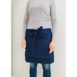 Half Waist Apron, Royal Blue