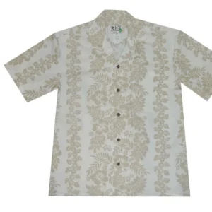 Hawaiian Shirt - White Hibiscus