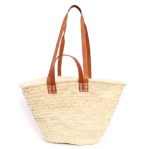 French Market Basket - Double Flat Handle