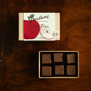 Pärlans chocolate covered caramel APPLE & CINNAMON 6 pieces