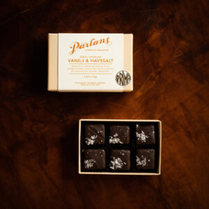 Pärlans chocolate covered caramel VANILLA & SEA SALT 6 pieces